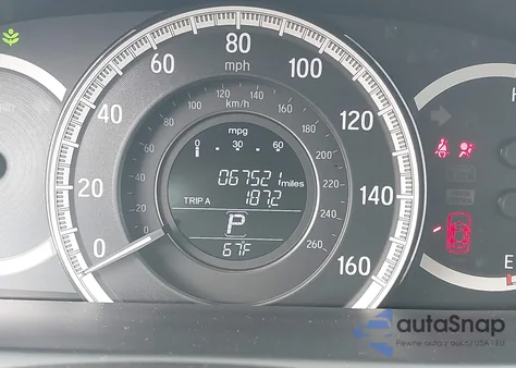 2017 Honda Accord Ex z USA, uszkodzony, nr VIN 1HGCR2F75HA253163